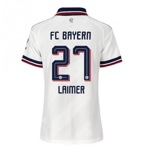 Bayern Munich Konrad Laimer #27 Vieraspaita Naisten 2026-27 Lyhythihainen Bayern Munich Konrad Laimer #27 Vieraspaita Naisten 2026-27 Lyhythihainen